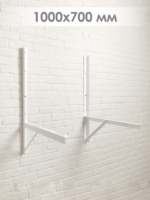 Кронштейн 420x450мм, S=2,0мм, (нагрузка 50 кг), пара SPL-4245УS — изображение 6